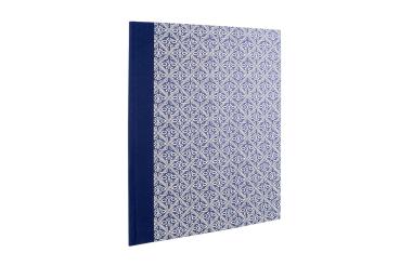Blue folder A4 or A3 "Wastl", handmade, linen